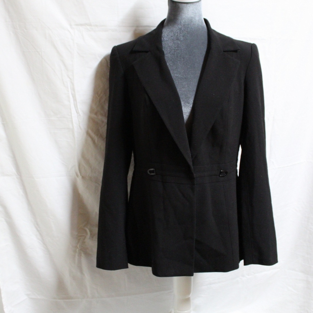 Calvin Klein Black Blazer Tailored Professional Jacket